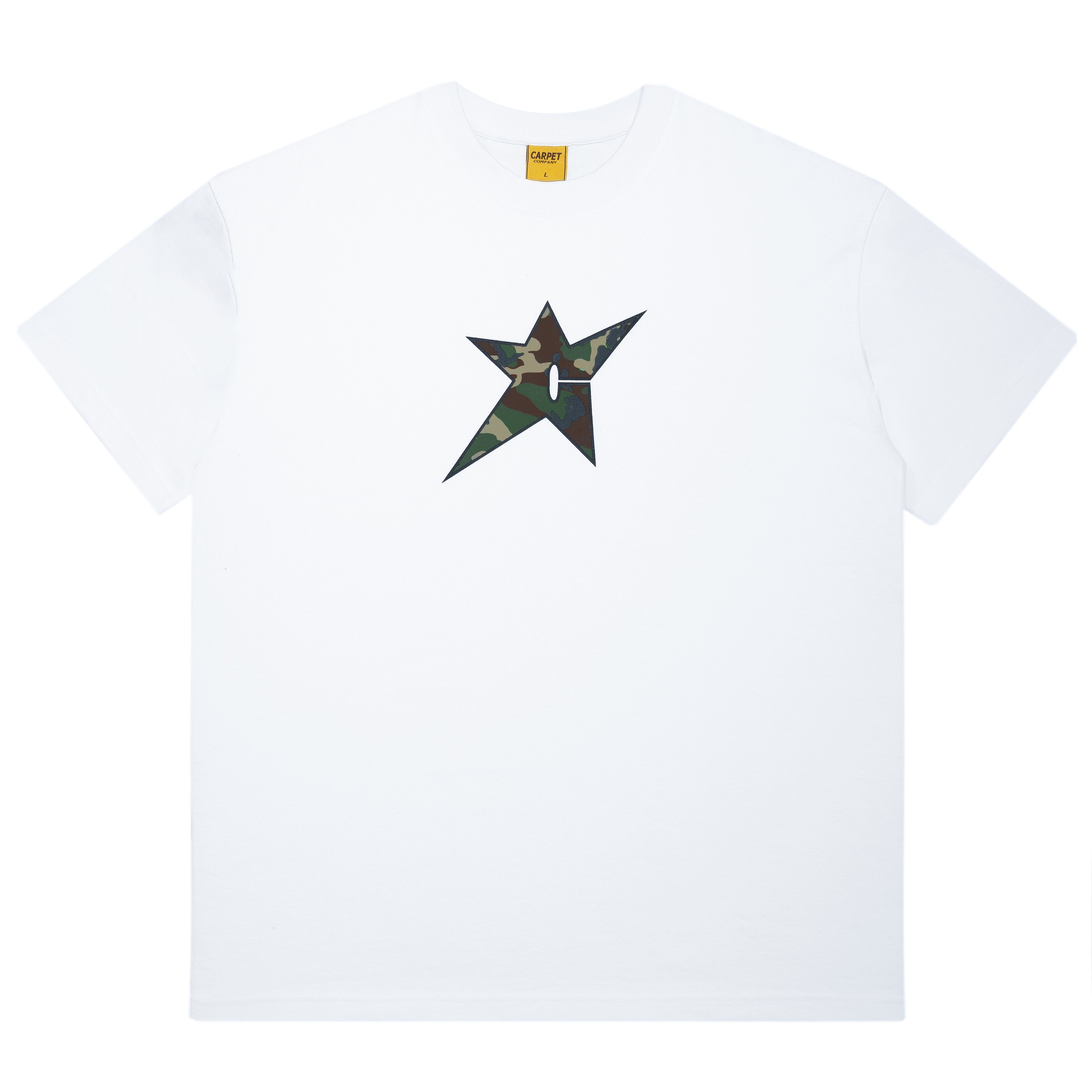 C-Star Logo Tee White