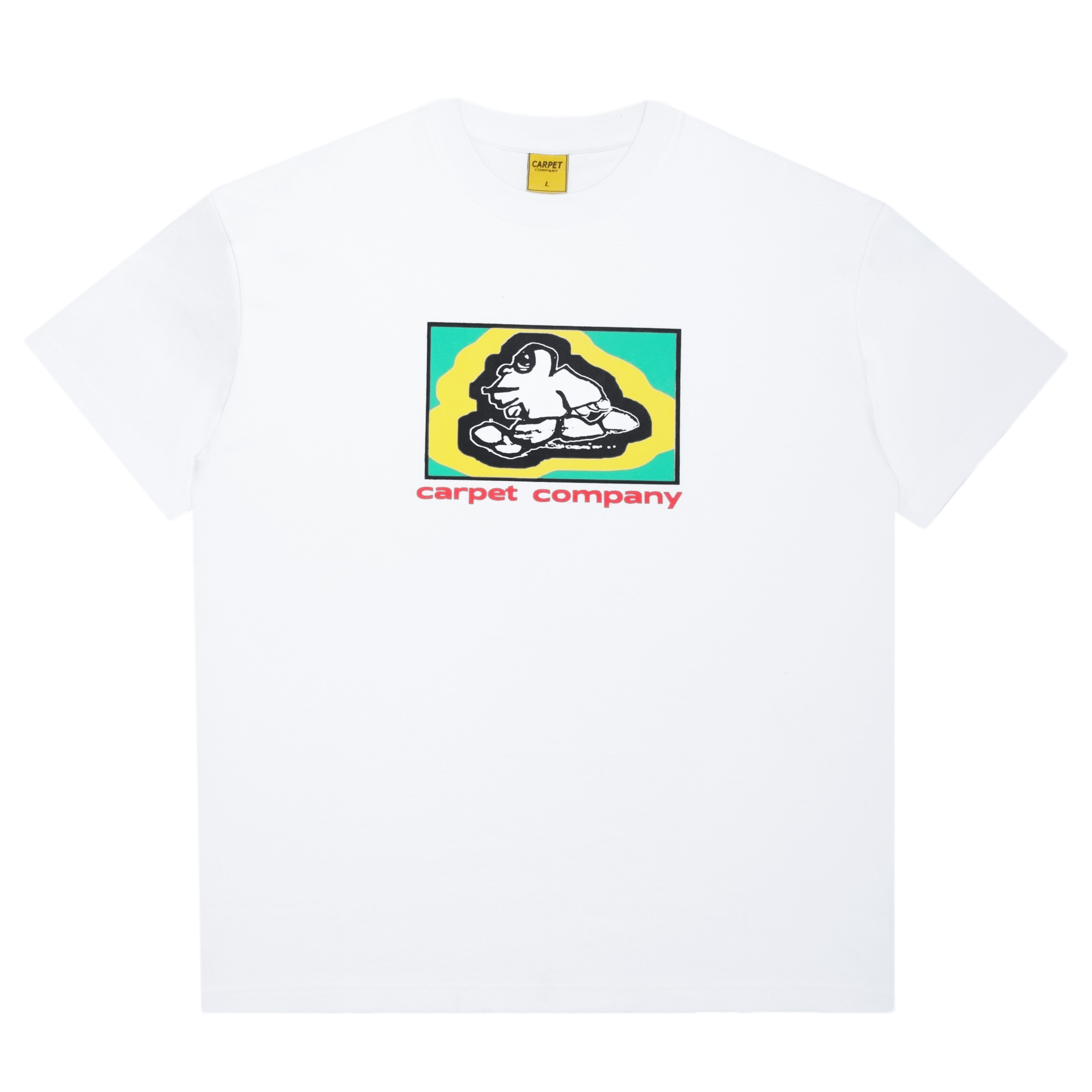 Running Man Tee White